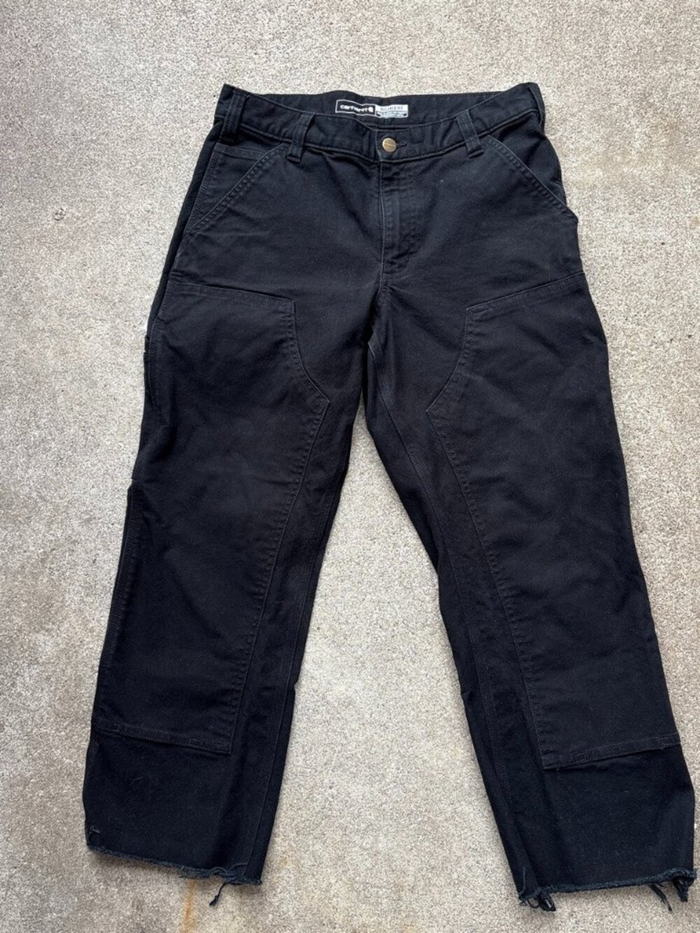 🖤 VINTAGE CARHARTT BLACK DOUBLE KNEE PANTS